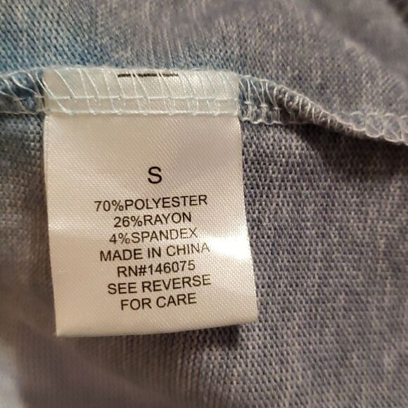 Theo & Spence Womens Pastel Tie Dye Hooded Drawstring Sweatshirt Size Small NWOT - Picture 4 of 4